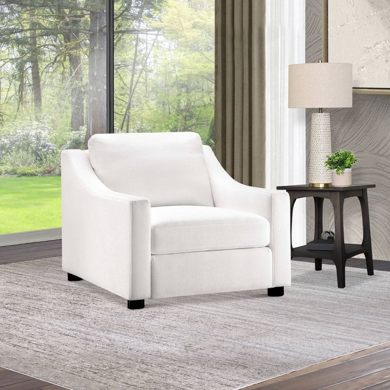 Garcelle Stain Resistant Fabric Chair - Abbyson Living, 3 of 8