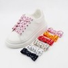 INSPIRE CHIC Flat Cute Pattern Soft Shoelaces for Casual Hiking Shoes 0.31'' 1 Pair - 2 of 4