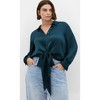 Women's Plus Size Ellie Shirt - deep teal | CITY CHIC - 3 of 4