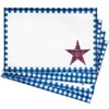 The Lakeside Collection United Plaids Placemats and Runner - Set of 4 Placemats - 3 of 4