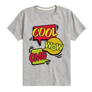 Boys' - Instant Message - Pop Art Bubbles Short Sleeve Graphic T-Shirt - 1 of 4