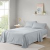 Elegant Smooth Solid Microfiber Sheet Set, All Season Bedding Set, Cozy Home Textile for Modern Bedroom Decor - 3 of 4