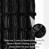 BAGOKIE 72"x72" Waterfall Ruffle Shower Curtain, Pack of 1 - 4 of 4