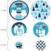 Big Dot of Happiness Yeti to Party - Abominable Snowman Party or Birthday Party Giant Circle Confetti - Party Decorations - Large Confetti 27 Count - 2 of 4