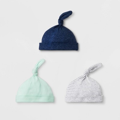 blue baby hat