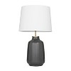 Modern Ceramic Table Lamp Gray - Olivia & May: Chic Accent Lighting, No Assembly Required - image 2 of 4