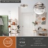 VAXCEL Addison 15-in W Satin Nickel Flush Mount Ceiling Light Fixture Clear Glass - 2 of 4