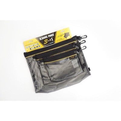 A.SAKS Deluxe Packing Essentials Travel Packing Cubes Black