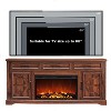 SinCiDo 70" Fireplace TV Stand, Entertainment Center w/ 30" Fireplace, Equipped w/ Remote Control & 3D Flame, Storage Cabinets & Drawers - 2 of 4
