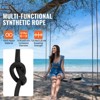 VEVOR Braided Nylon Cord, 3/16 inch by 250 feet, 32-Strand Design, 720 LBS Tensile Strength, Multi-Purpose Black Rope for Outdoor, Tree Work, Black - 3 of 4