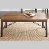 Ashford Cocktail Table Antique Honey - Steve Silver: Engineered Hardwoods, Pine Veneers, Iron Stretchers - 2 of 3