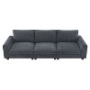 VYNXARIA Chenille Sectional Sofa with Bluetooth Speaker,Comfy Cloud Couch Set£¬Dark Gray - 4 of 4