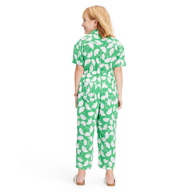 Kids' Short Sleeve Ginkgo Green Jumpsuit - DVF for Target, 2 of 5
