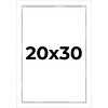 PosterPalooza | Modern Shadow Box 1" Depth White Picture Frame - UV Acrylic, Backing, Hanging Hardware - 2 of 4