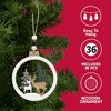 Joyfy 6pcs Christmas Ornaments, Wooden Hanging Reindeer Christmas Tree Ornaments, Cute Christmas Tree Decorations - 2 of 4