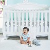 Everyday Kids 7-Pack Blue Short Sleeve Baby Boys Bodysuits – 100% Soft Cotton with Cute Whales, Bears, Stars and Solid Colors - 2 of 4