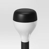 Round Solar Pathway Light Black - Room Essentials™ - image 2 of 2
