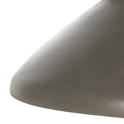 Jiraiya Dark Grey Concrete Outdoor Accent Table