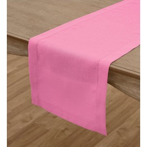Solino Home Linen Classic Hemstitch Table Runner - 1 of 4
