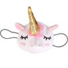 HalloweenCostumes.com One Size Fits Most  Girl  Soft Unicorn Face Mask Accessory, White/Pink/Orange - 3 of 4