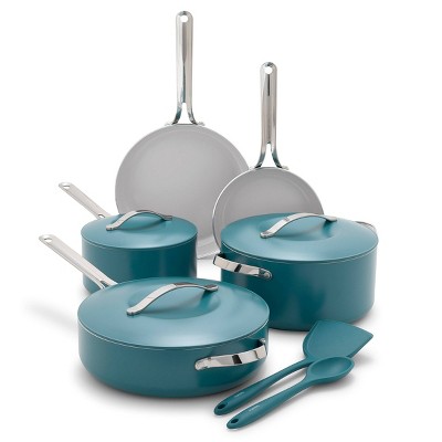 GreenPan Nova 10pc Ceramic Nonstick Aluminum Cookware Set