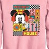 Boys' - Disney - Mickey Mouse Rhythm Waves Graphic Long Sleeve Fleece Sweatshirt - 2 of 3
