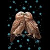 Women's Design By Humans Christmas owl By kodamorkovkart Racerback Tank Top - 2 of 3