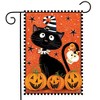 Briarwood Lane Garden Flag 12x18 For Outdoor Black Kitty Halloween For Halloween Garden Flag Flags For Outside - 2 of 4