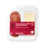 Uncured Pepperoni and Provolone Cheese Snacker - 2.5oz - Good & Gather™