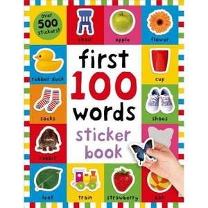 First 100 Words Sticker Book - By Kimberley Faria ( Paperback ) - 1 of 1