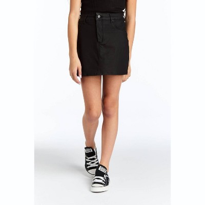 Girl LISA COATED MINI SKIRT - tractr