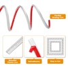 Unique Bargains Self-Adhesive PVC Mirror Wall Molding and Trim Tape - 3 of 4