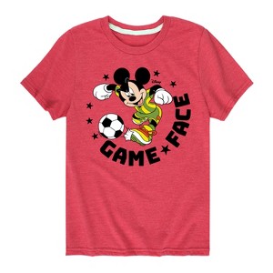 Boys' - Disney - Game Face Soccer Short Sleeve Graphic T-Shirt - 1 of 4