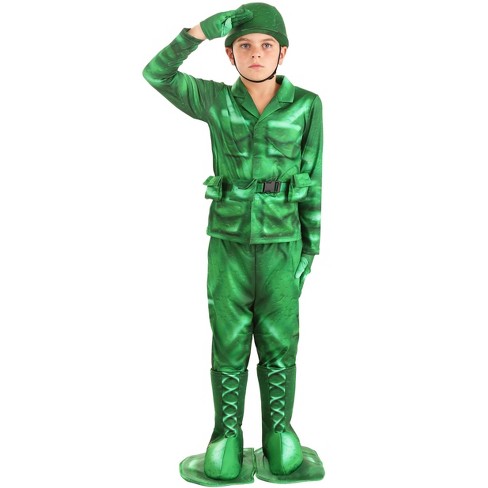 Halloweencostumes.com Plastic Army Man Costume For Kids. : Target