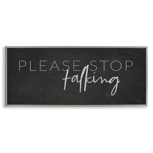 Stupell Industries Sassy Please Stop Talking, 30" x 13" - 1 of 4