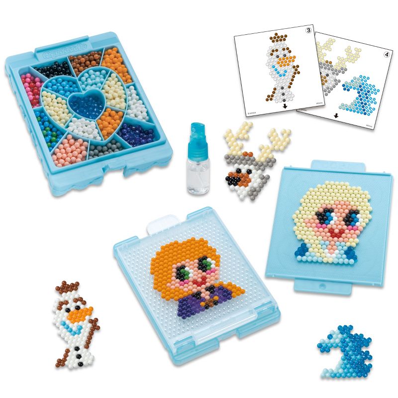 Aquabeads Disney Frozen 2 Playset, Complete Arts & Crafts Bead Kit for Children - over 1,000 beads to create Anna, Elsa, Olaf and more, 1 of 6