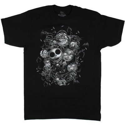 The Nightmare Before Christmas Men's Iron Garden Gate Adult T-Shirt
