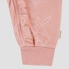 Huggies Baby Girls' Floral Romper - Pink - 4 of 4