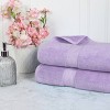 Luxury Cotton Heavyweight Ultra-Plush Bath Sheet Set of 2 by Blue Nile Mills - 2 of 4