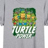 Women's - Teenage Mutant Ninja Turtles - Turtle Power Oversized Graphic T-Shirt - 2 of 4