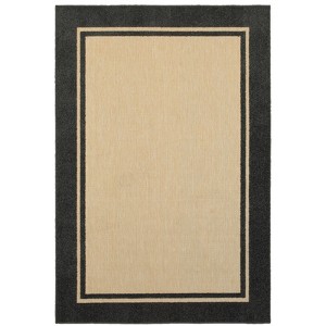 Oriental Weavers Cayman 5594K Sand / Charcoal Indoor /Outdoor Area Rug - 7'10" x 10'10" - 1 of 4