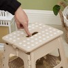 VECELO Folding Step Stool 11/13 in. Non-Slip Surface Portable Foldable  1 Step Stool  with Carry Handle, Heavy Duty Stool - 4 of 4