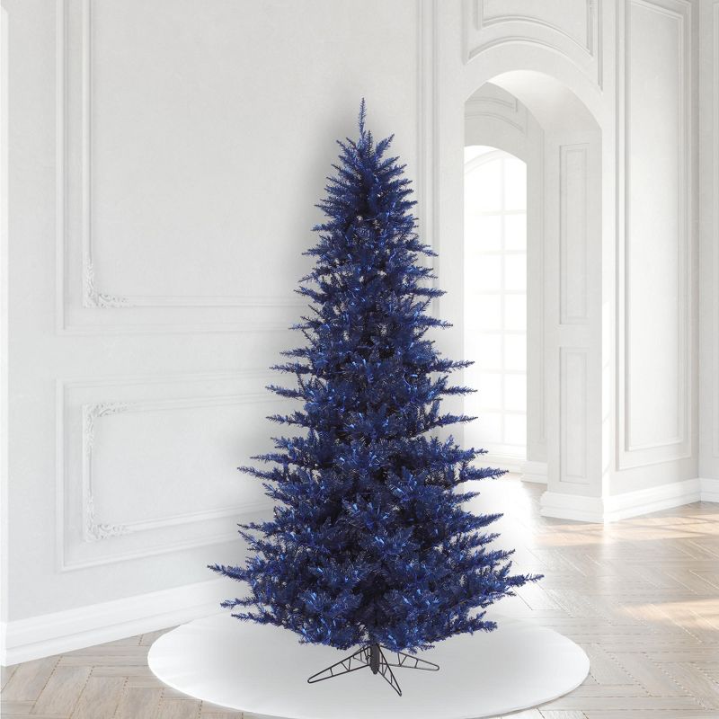 Vickerman Navy Blue Fir Christmas Artificial Tree, 3 of 6
