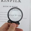 Unique Bargains Magnifier Swivel Magnifying 10X Rotating Lens ABS Faux Leather 6cm 1 Pc - 2 of 3
