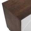 Treasure Trove Accents 4 Door Credenza Paxico Dark Brown/White - 4 of 4