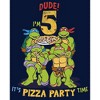 Boy's Teenage Mutant Ninja Turtles 5th Birthday Pizza Party T-Shirt - 2 of 4