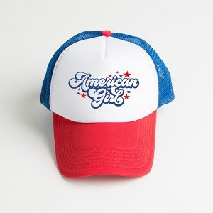 Simply Sage Market American Girl Retro Stars Foam Trucker Hat - 1 of 2
