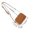 Small Retro Classic Fashion Design Messenger Shoulder Bag with Zipper Closure for Women - 3 of 4