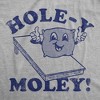 Mens Funny T Shirts Holey Moley Sarcastic Corn Hole Graphic Tee For Men - Crazy Dog Men's T Shirt - 2 of 4