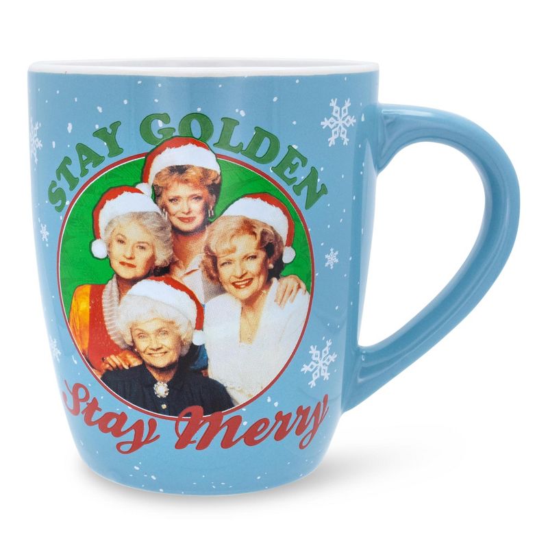 Silver Buffalo The Golden Girls "Stay Golden Stay Merry" Ceramic Coffee Mug | Holds 25 Ounces, 1 of 7